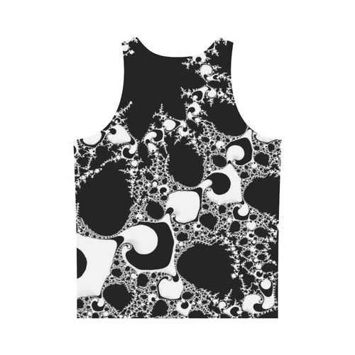 special fractal 04 B&W All Over Print Tank Top for Men (Model T43)