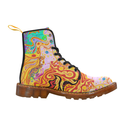 Hair of the Divine Universe Art Boots Martin Boots For Women Model 1203H