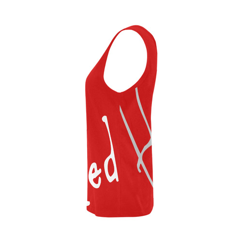 Red Hot All Over Print Tank Top for Women (Model T43)
