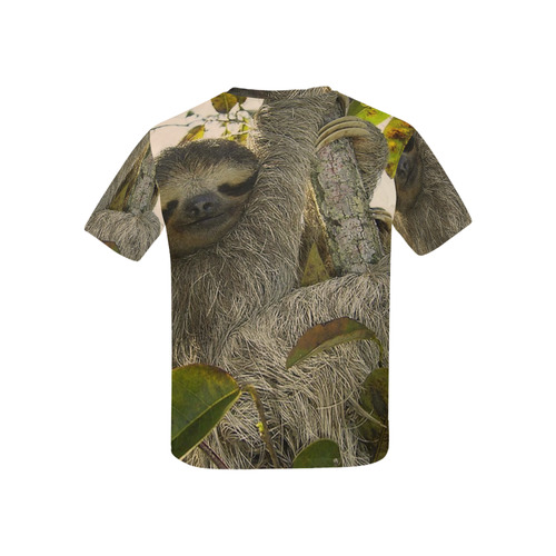 Awesome Animal - Sloth Kids' All Over Print T-shirt (USA Size) (Model T40)