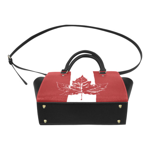 Cool Canada Flag Purses Retro Canada Bags Classic Shoulder Handbag (Model 1653)