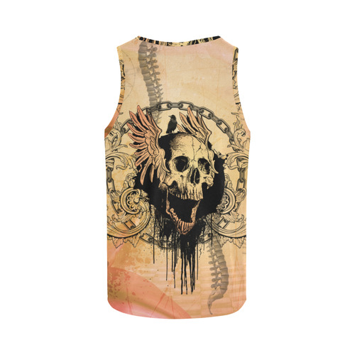 Amazing skull with wings All Over Print Tank Top for Men (Model T43)