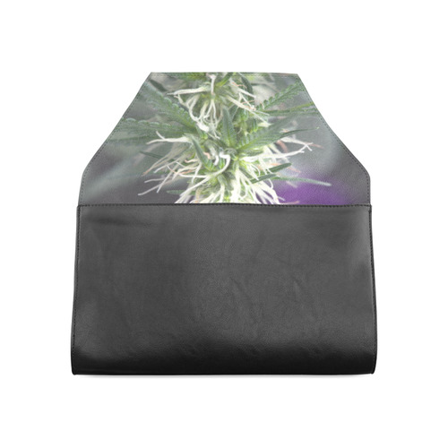 Female Cannabis Flower Clutch Bag (Model 1630)