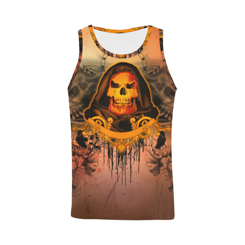 The skulls All Over Print Tank Top for Men (Model T43)