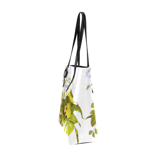 Tropical Floral Still Life Euramerican Tote Bag/Small (Model 1655)