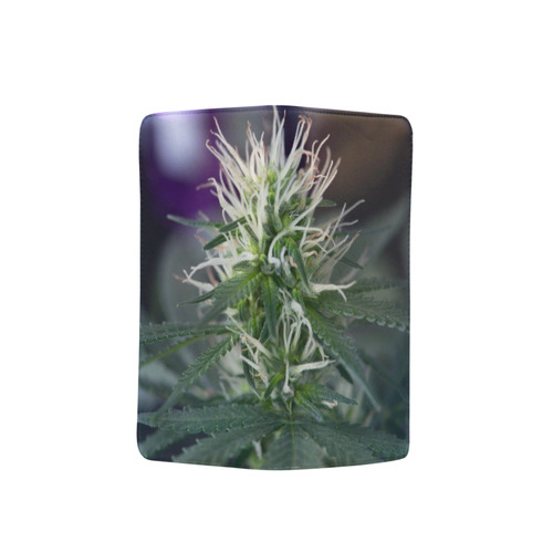 Female Cannabis Flower Men's Clutch Purse （Model 1638）