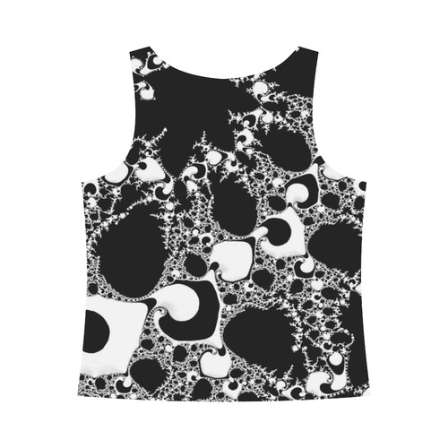 special fractal 04 B&W All Over Print Tank Top for Women (Model T43)