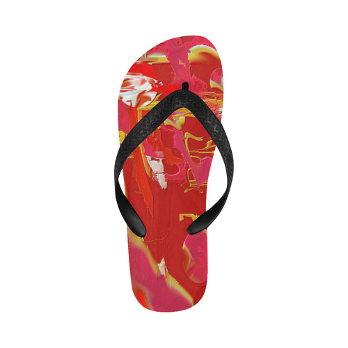 Catalyst Abstract Art flip flops Flip Flops for Men/Women (Model 040)