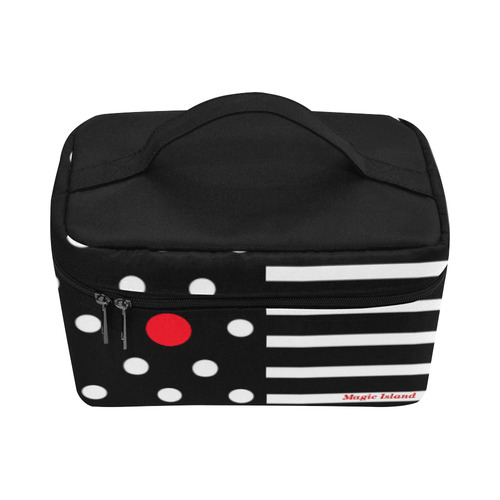 Red Dot. Inspired by the Magic Island of Gotland. Cosmetic Bag/Large (Model 1658)