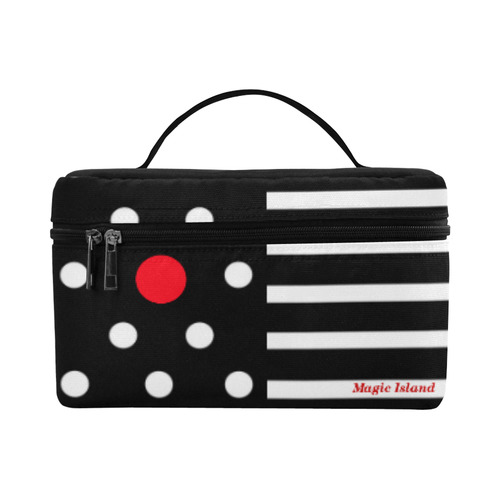 Red Dot. Inspired by the Magic Island of Gotland. Cosmetic Bag/Large (Model 1658)