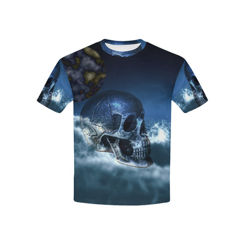 Skull and Moon Kids' All Over Print T-shirt (USA Size) (Model T40)