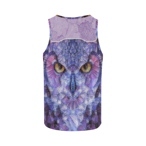 Polygon Owl All Over Print Tank Top for Women (Model T43)