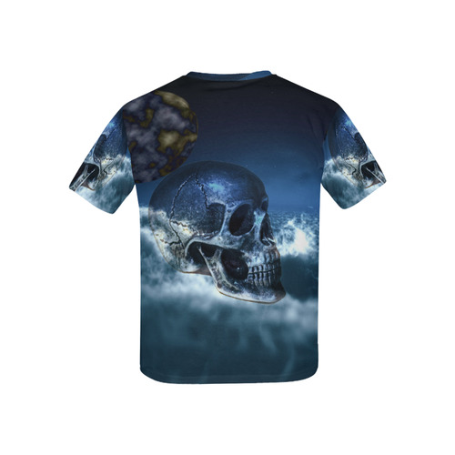 Skull and Moon Kids' All Over Print T-shirt (USA Size) (Model T40)
