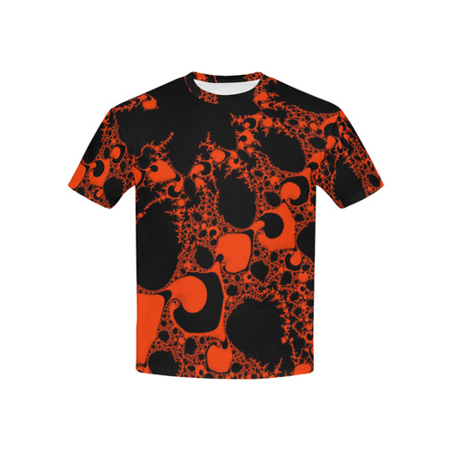 special fractal 04 red Kids' All Over Print T-shirt (USA Size) (Model T40)