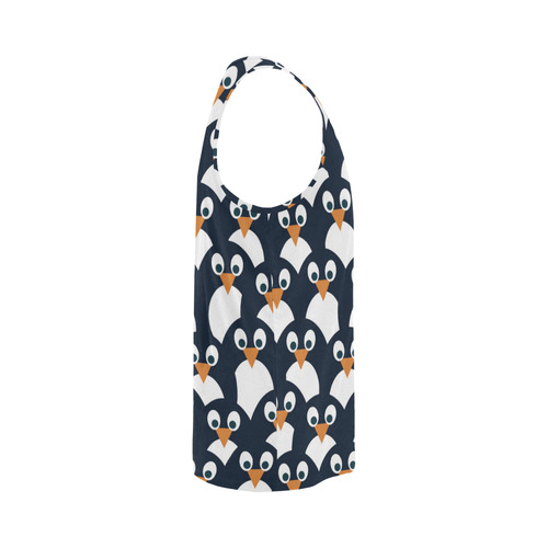 Penguin Pattern All Over Print Tank Top for Men (Model T43)