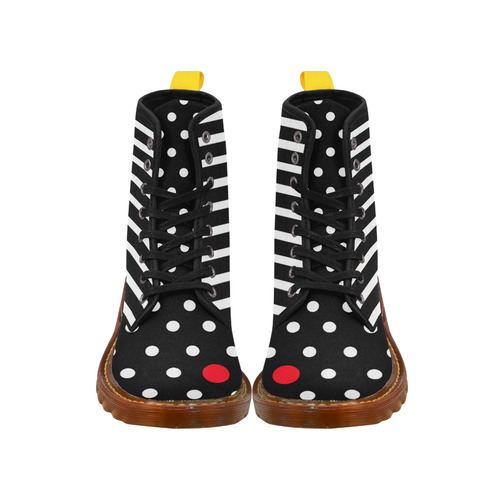 Red Dot. Inspired by the Magic Island of Gotland. Martin Boots For Women Model 1203H