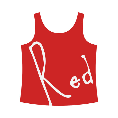 Red Hot All Over Print Tank Top for Women (Model T43)