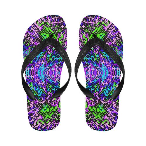 GrassWorld Design Blue, Purple, Green flip flops Flip Flops for Men/Women (Model 040)