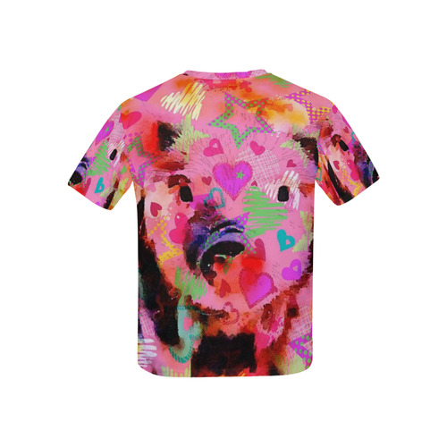 sweet Piglet graffiti Kids' All Over Print T-shirt (USA Size) (Model T40)