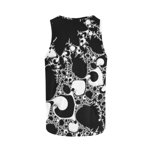 special fractal 04 B&W All Over Print Tank Top for Women (Model T43)