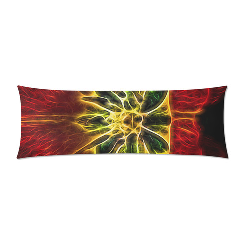 Topaz Flower Custom Zippered Pillow Case 21"x60"(Two Sides)