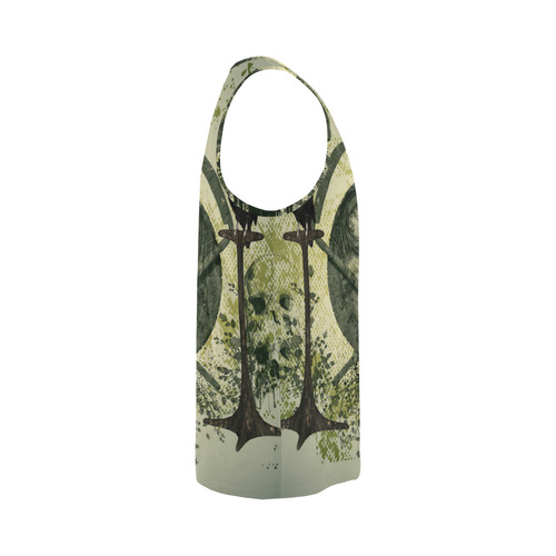 Skulls with crows All Over Print Tank Top for Men (Model T43)