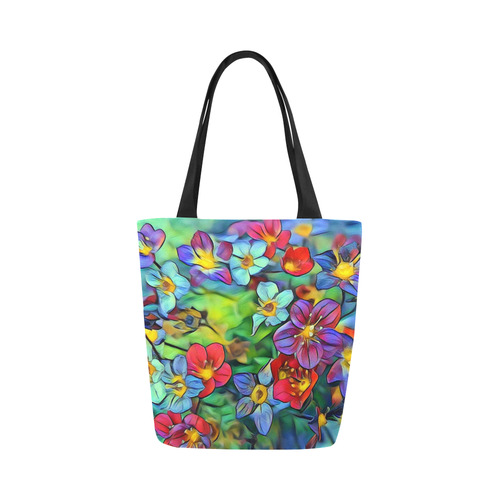 Amazing Floral 29B by FeelGood Canvas Tote Bag (Model 1657)