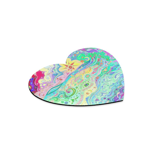 Beltaine Seashore Dreaming Art MousePad Heart-shaped Mousepad