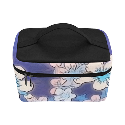 lovely floral 29 C by FeelGood Cosmetic Bag/Large (Model 1658)