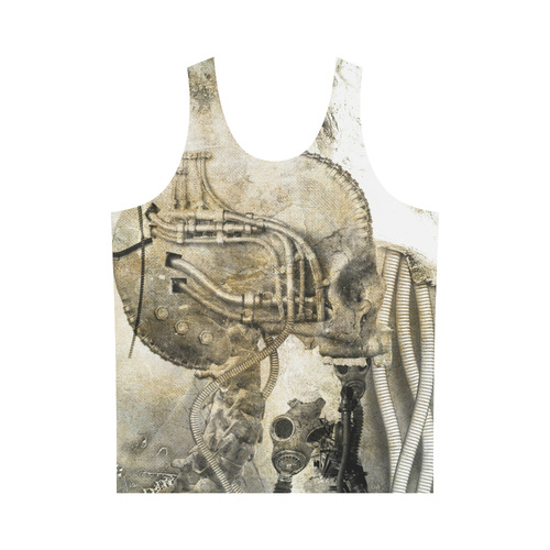 Awesome technical skull, vintage design All Over Print Tank Top for Men (Model T43)