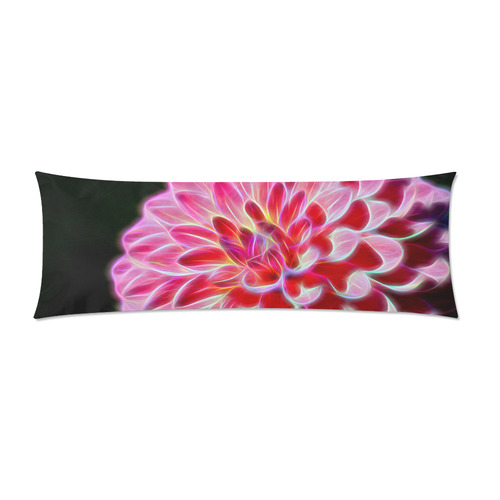 Pink Chrysanthemum Topaz Custom Zippered Pillow Case 21"x60"(Two Sides)