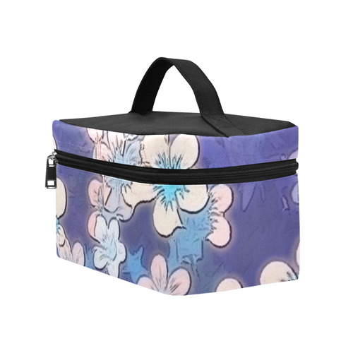 lovely floral 29 C by FeelGood Cosmetic Bag/Large (Model 1658)