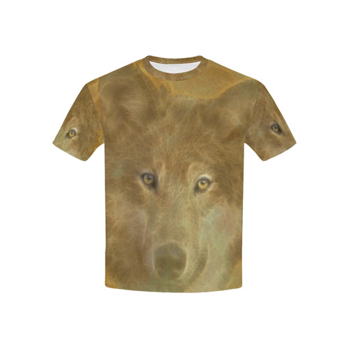The Wolf in the Moon Kids' All Over Print T-shirt (USA Size) (Model T40)