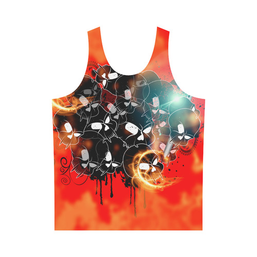Awesome skulls All Over Print Tank Top for Men (Model T43)