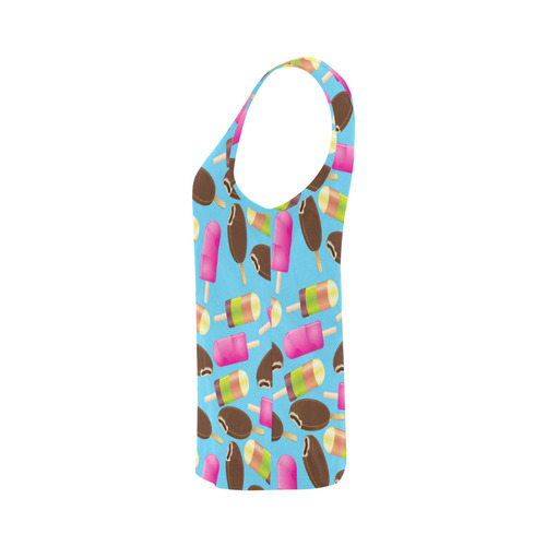 icecream All Over Print Tank Top for Women (Model T43)