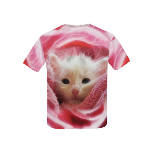 Kitty Loves Pink Kids' All Over Print T-shirt (USA Size) (Model T40)