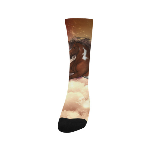 Wonderful wild horse in the sky Trouser Socks