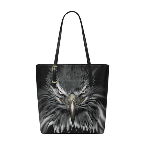 Strong EAGLE Face black Euramerican Tote Bag/Small (Model 1655)