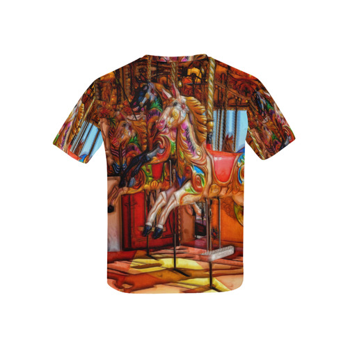 Take A Ride On The Merry-go-round Kids' All Over Print T-shirt (USA Size) (Model T40)