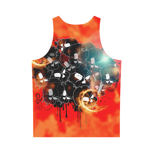 Awesome skulls All Over Print Tank Top for Men (Model T43)