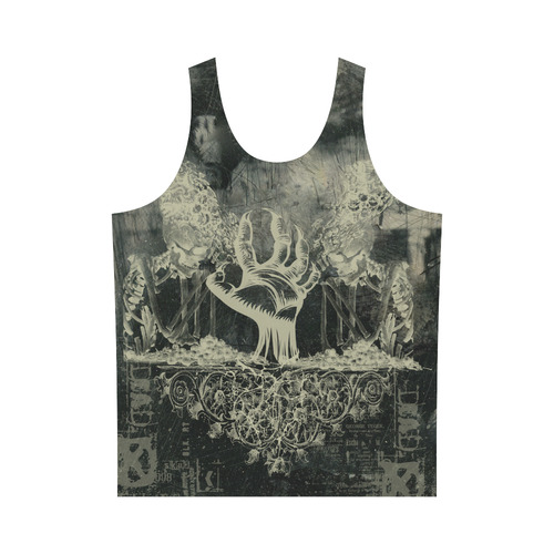 The dark side, skulls All Over Print Tank Top for Men (Model T43)