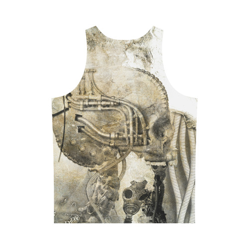 Awesome technical skull, vintage design All Over Print Tank Top for Men (Model T43)