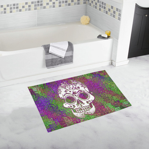 Modern Skull 5171B by JamColors Bath Rug 20''x 32''