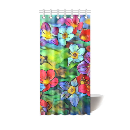 Amazing Floral 29B by FeelGood Shower Curtain 36"x72"