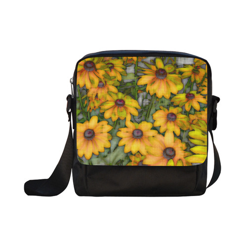 Amazing Floral 28A by FeelGood Crossbody Nylon Bags (Model 1633)