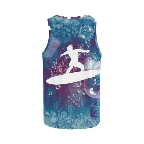 Sport, surfboarder with splash All Over Print Tank Top for Men (Model T43)