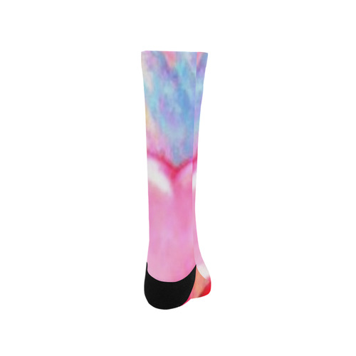 Retro Pastel Heart Trouser Socks