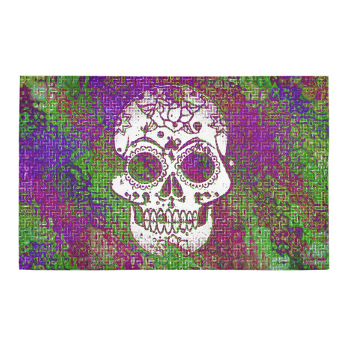 Modern Skull 5171B by JamColors Bath Rug 20''x 32''