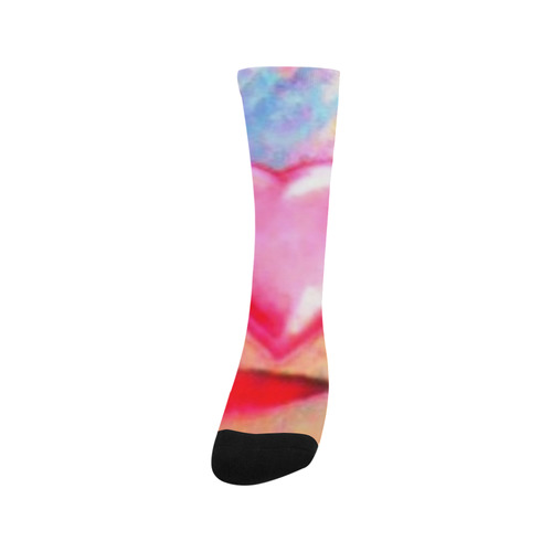 Retro Pastel Heart Trouser Socks