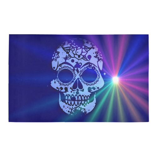 Skull and Lights C by JamColors Bath Rug 20''x 32''